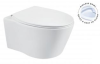 Подвесной унитаз безободковый Gelmel серия Kadi B-2210 Glossy White