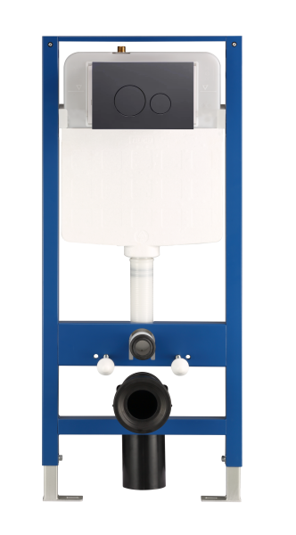 Инсталляция для подвесных унитазов Gelmel N5112＋N5108-004-02 (Matt Black) 